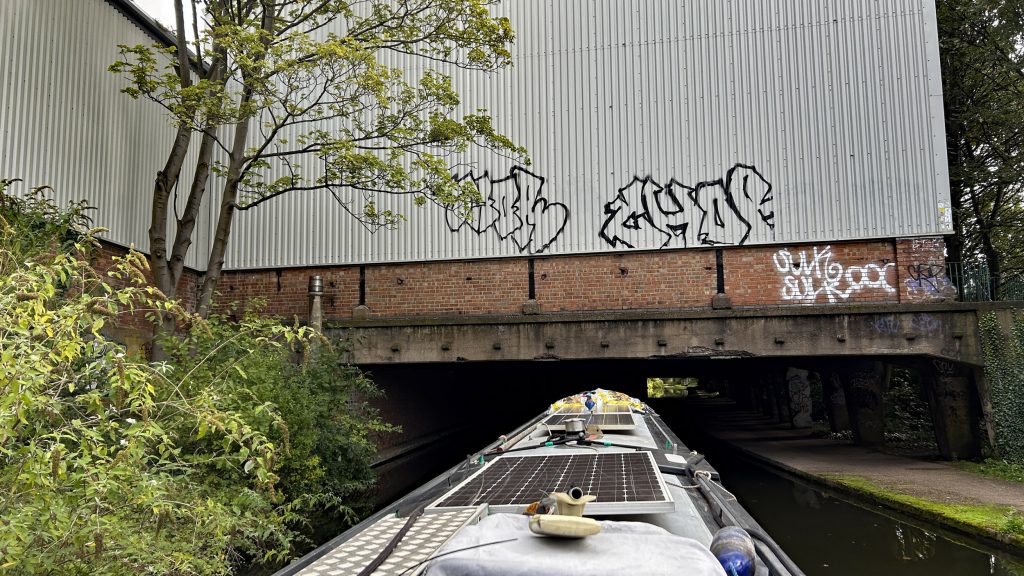 Where space is a premium build over the canal.