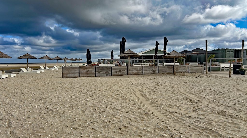 A tiny section of this huge beach.
