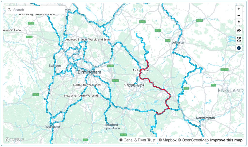 A map of our journey from home so far