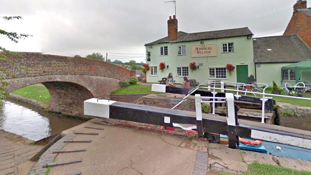 The Admiral Nelson, a well known canal side pub