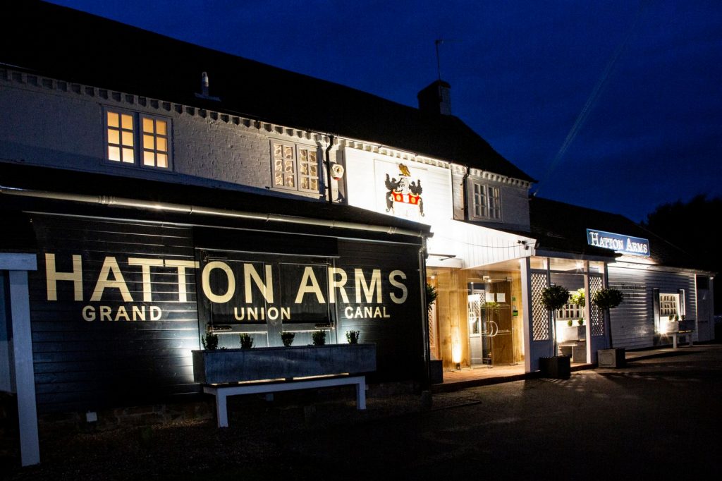 Hatton Arms, near the top of the Grand Union Canal Hatton Flight