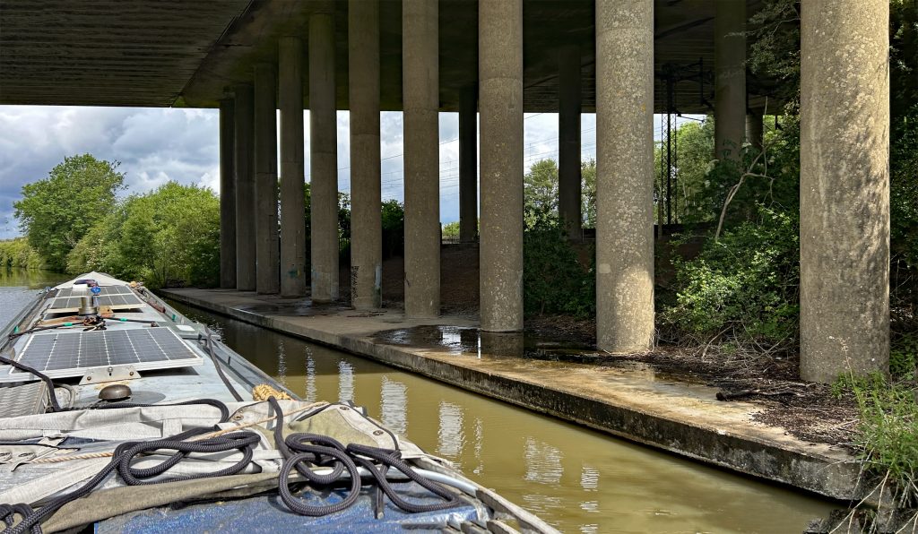Cruising under the M6 Motorway