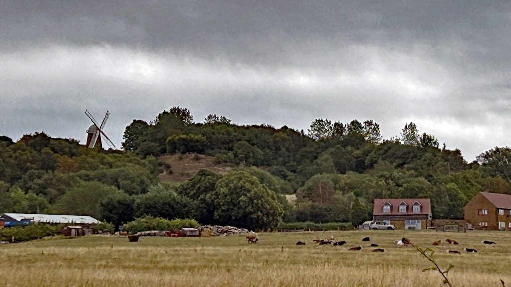 Leaving Napton on the Hill
