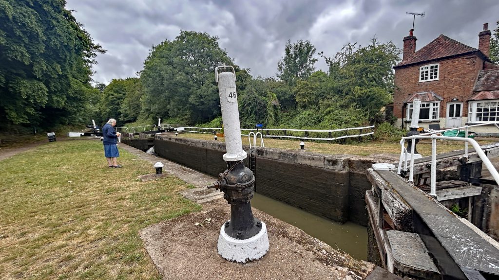 Hatton Top Lock, the top of a 21 lock flight