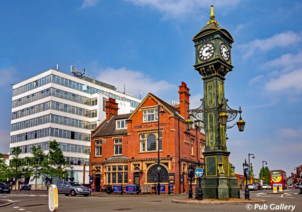 Rose Villa Tavern, a grade 1 listed pub in the Jewellery Quarter.