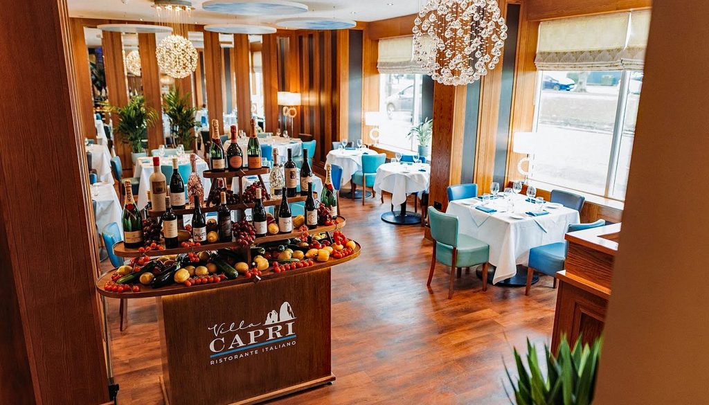 Villa Capri, Italian Restaurant in Royal Leamington Spa