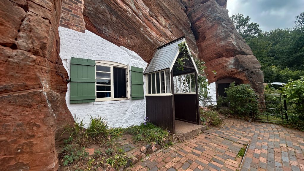 Exterior view of Kinver Edge Rock House