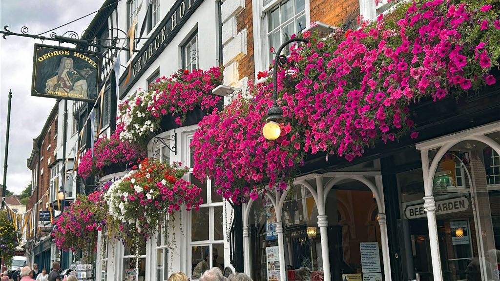 Bewdley is a riot of colour with superb flower displays