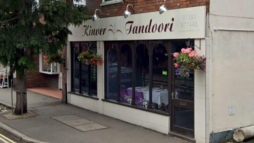 Exterior view of Kinver Tandoori Restaurant