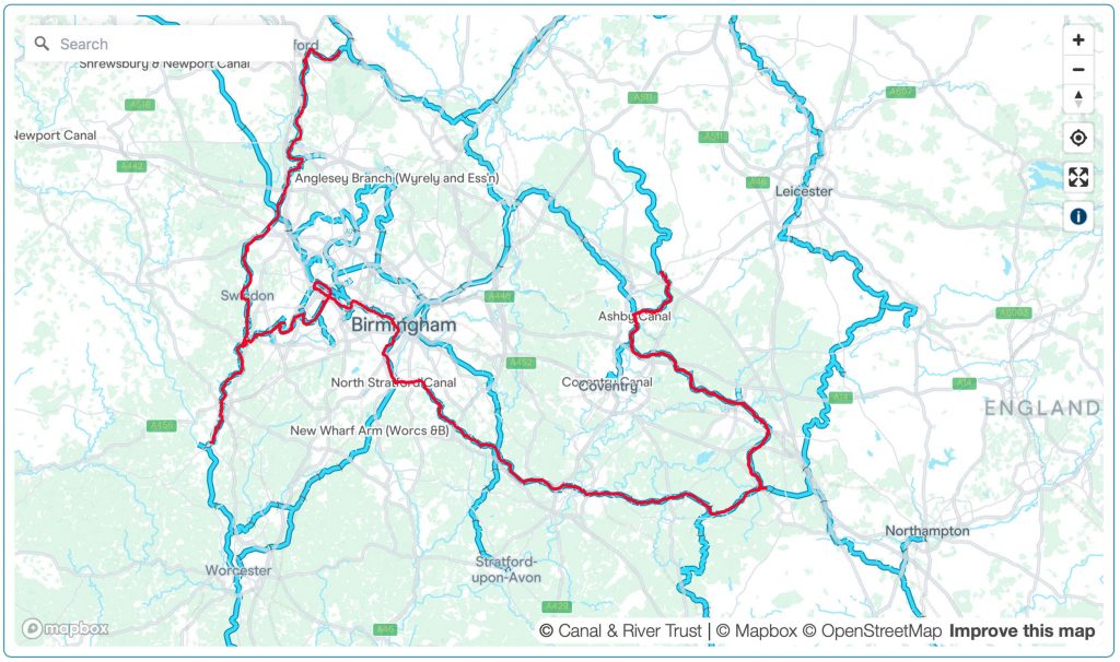 A map of our journey so far