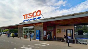 Exterior view of Tesco Rugeley