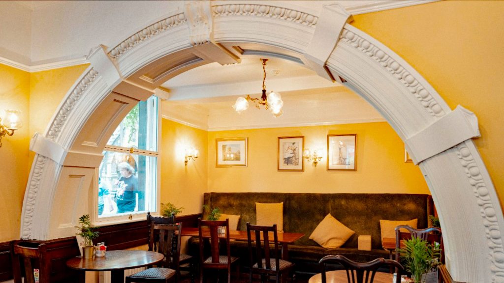 Interior view of The Soup Kitchen