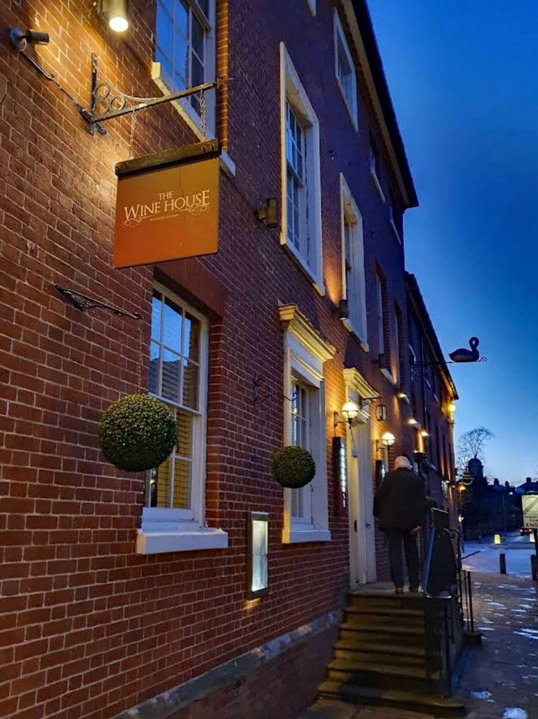 Exterior view of The Wine House Restaurant