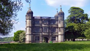 A view of Tixall Gate house the only part of Tixall Hall to survive demotion that took place in 1928/9